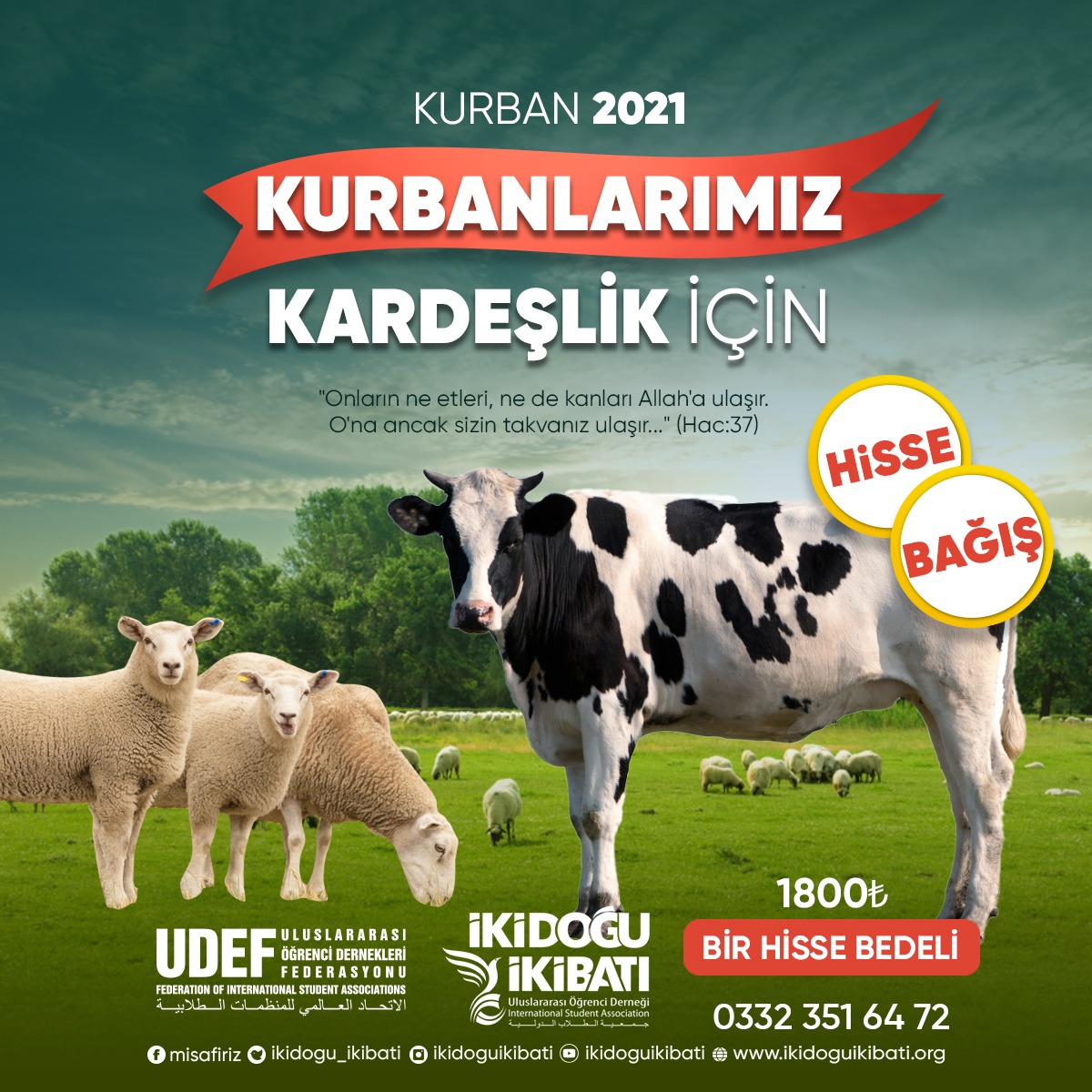 Kurbanlarımız Kardeşlik İçin